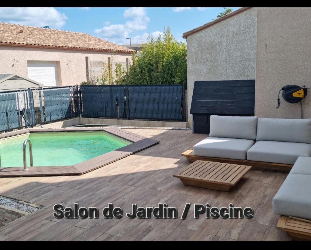 Maison 8 Couchages Clim, Plage A Pied, Petite Piscine Port-la-Nouvelle Εξωτερικό φωτογραφία