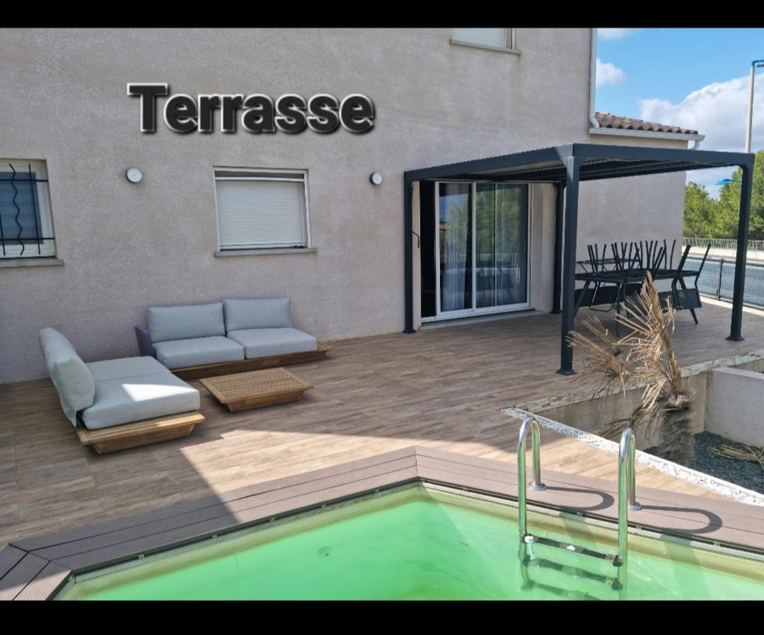 Maison 8 Couchages Clim, Plage A Pied, Petite Piscine Port-la-Nouvelle Εξωτερικό φωτογραφία
